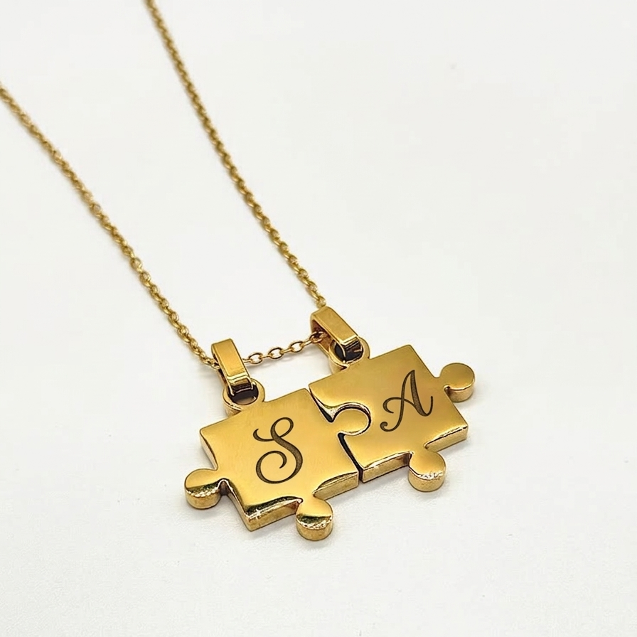 Collar Piezas de Puzles