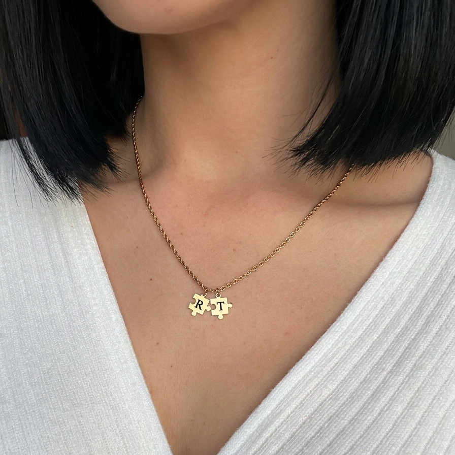 Collar Piezas de Puzles