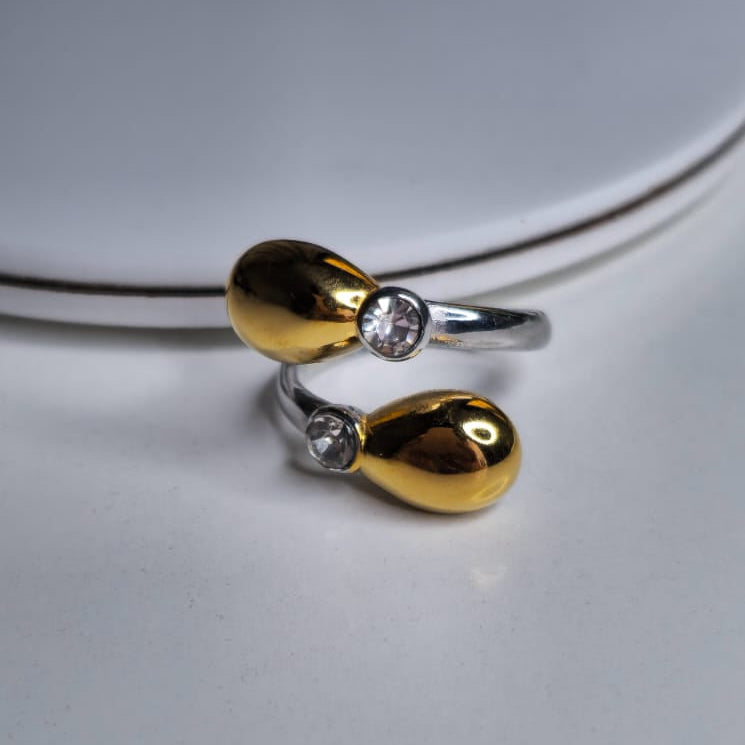 Anillo Bicolor Ajustable