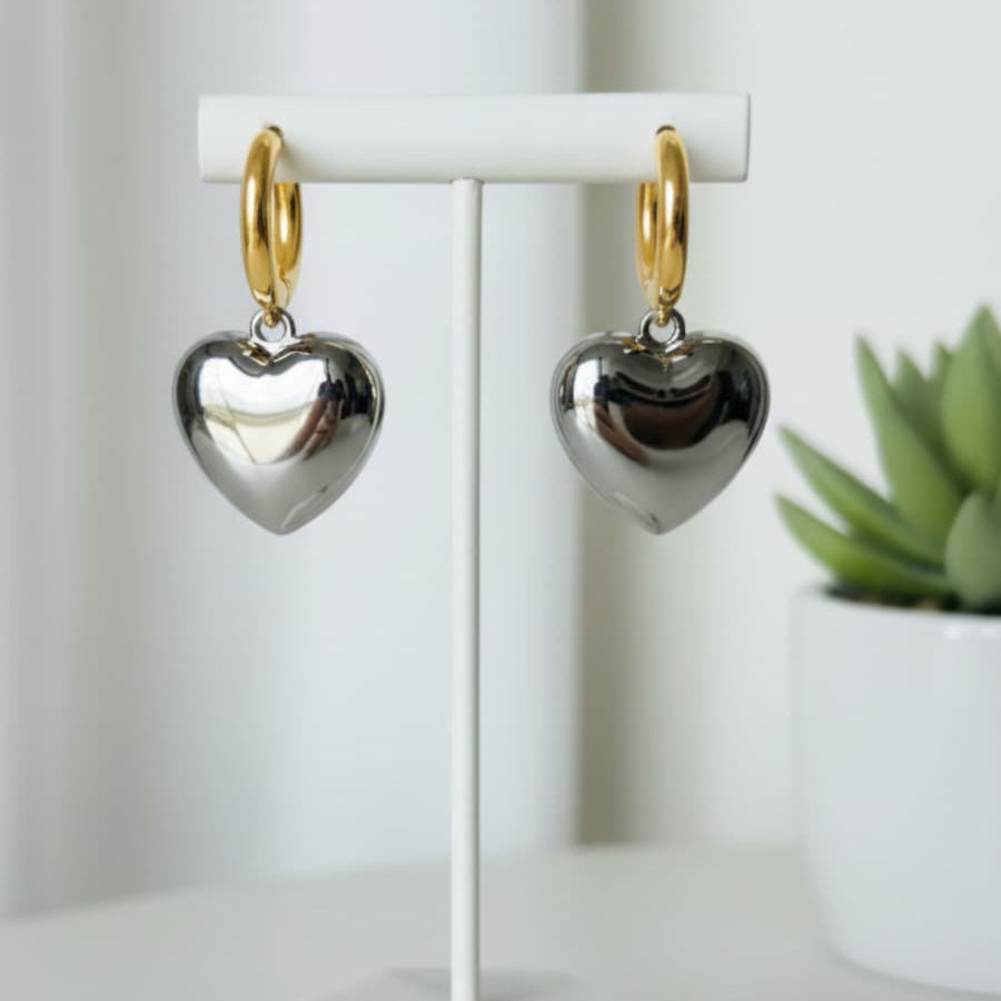 Pendientes con Colgantes De Corazon