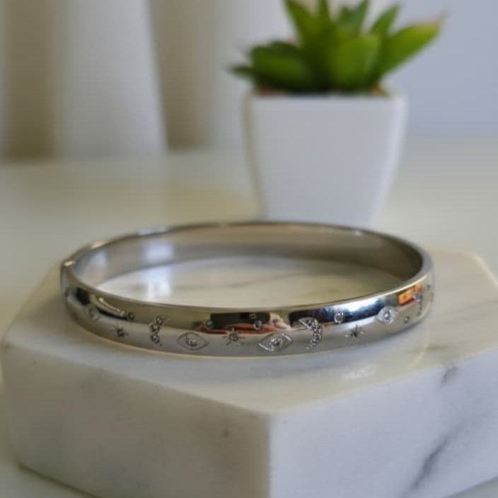 Pulsera Luna De Acero Inoxidable