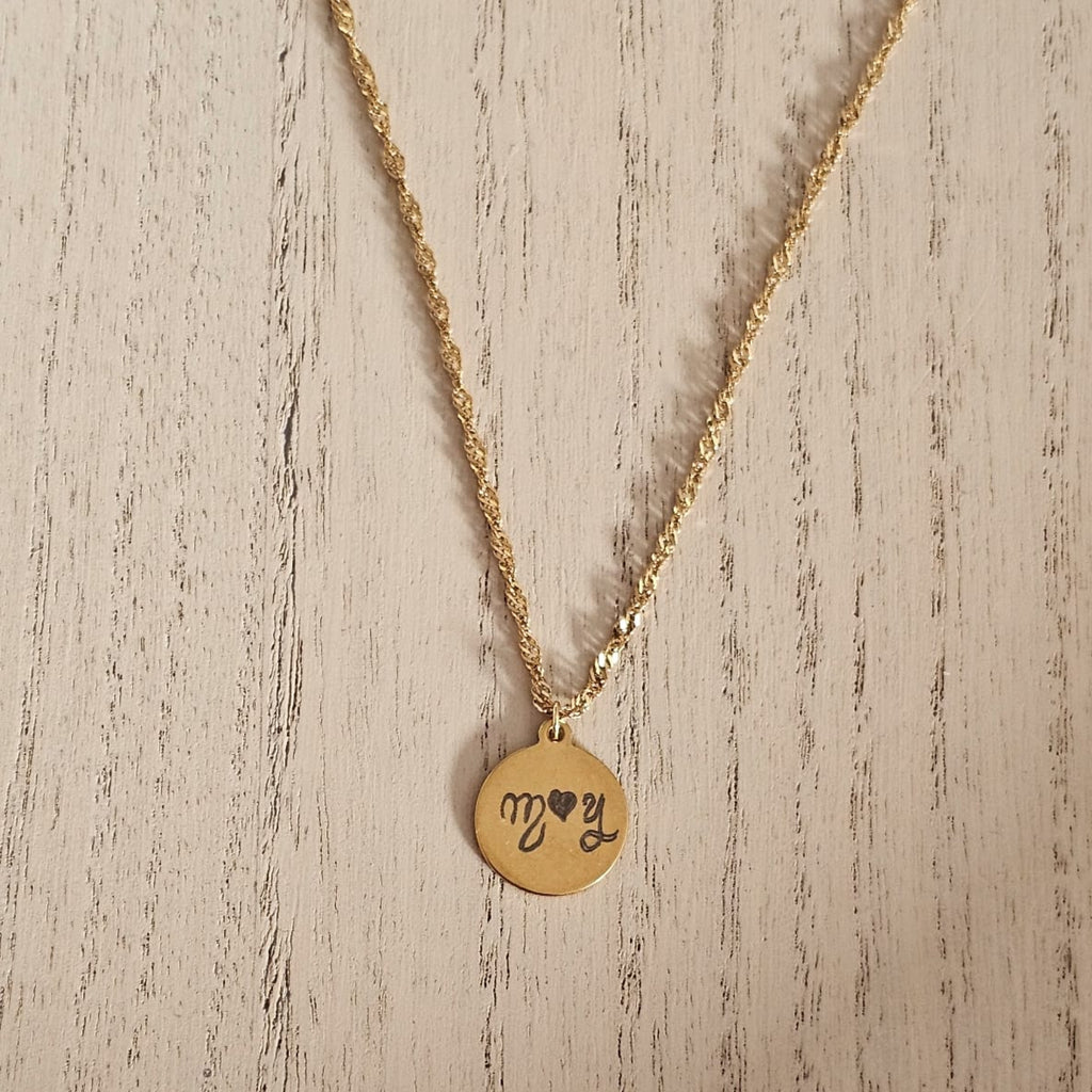 Collar Medalla Retrato