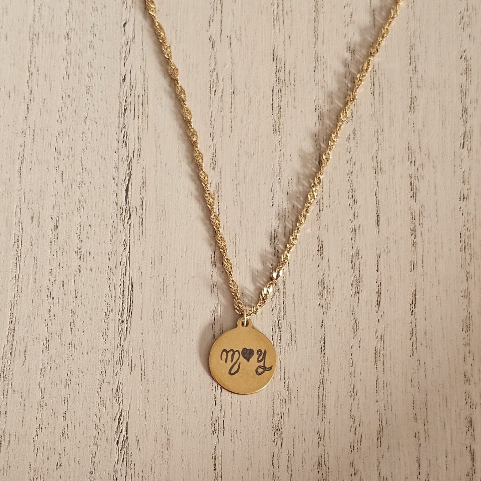 Collar Medalla Retrato