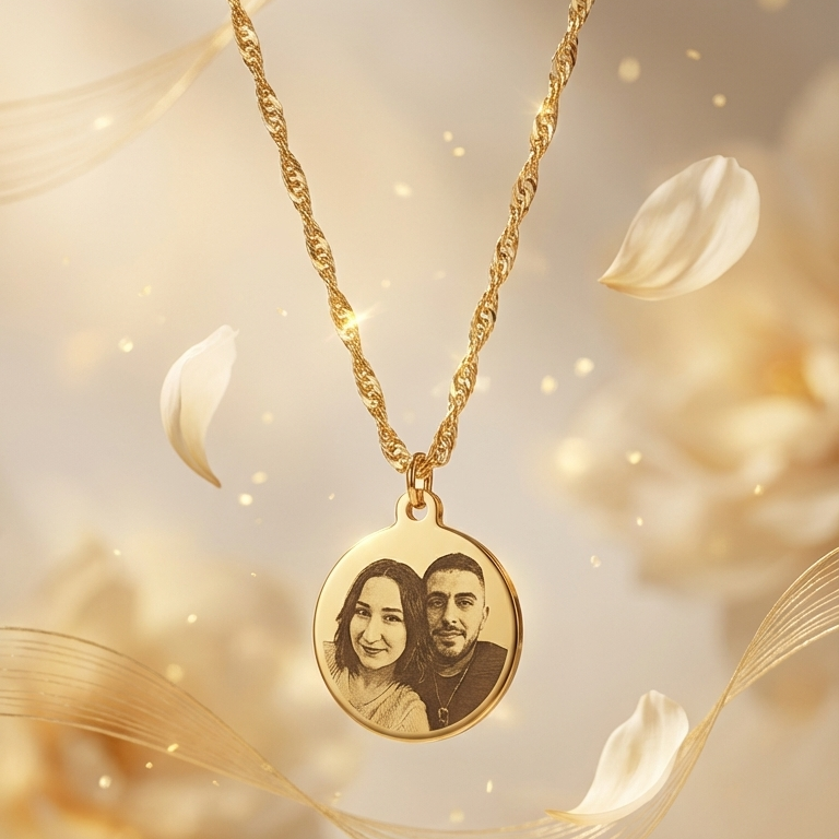 Collar Medalla Retrato