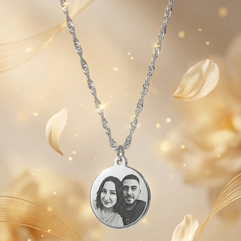 Collar Medalla Retrato