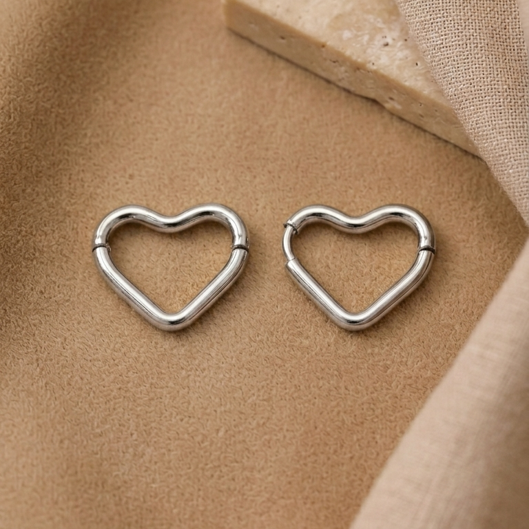 Aretes Corazon
